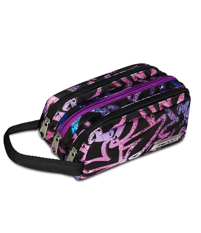 Astuccio Bustina 3 Zip Seven Freethink Girl Hearts