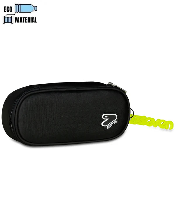 Astuccio Bustina Round Plus in GRS Seven Tech Line Nero