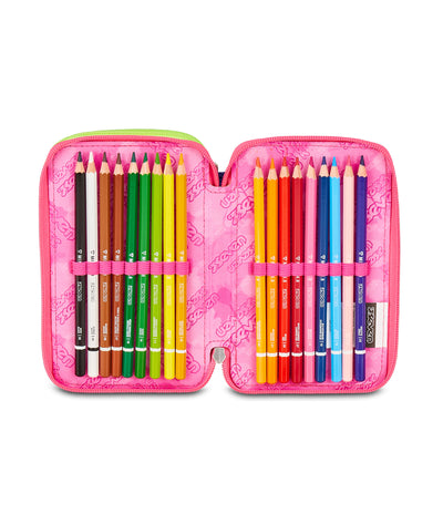 Astuccio 3 Zip Seven Write Down Girl
