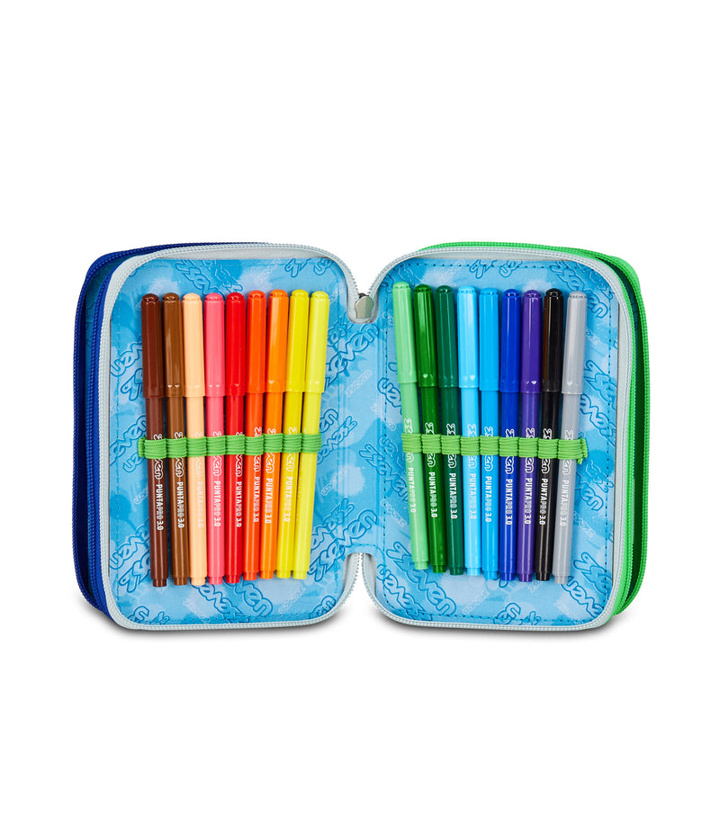Astuccio 3 Zip Seven Write Down Boy