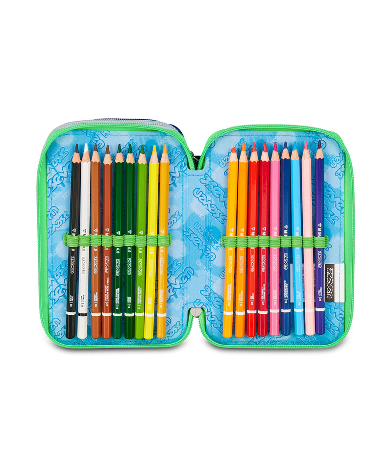 Astuccio 3 Zip Seven Write Down Boy
