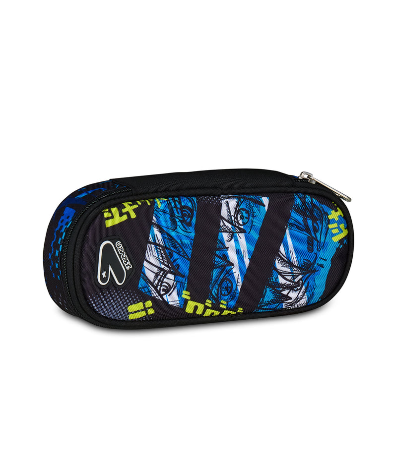 Astuccio Pencil Bag Round Plus in GRS Seven Japan Mood Blue