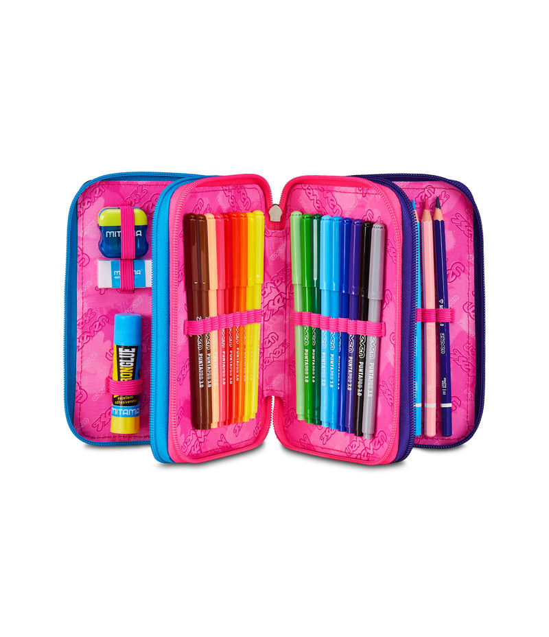 Astuccio 3 Zip Seven Nuanced Girl