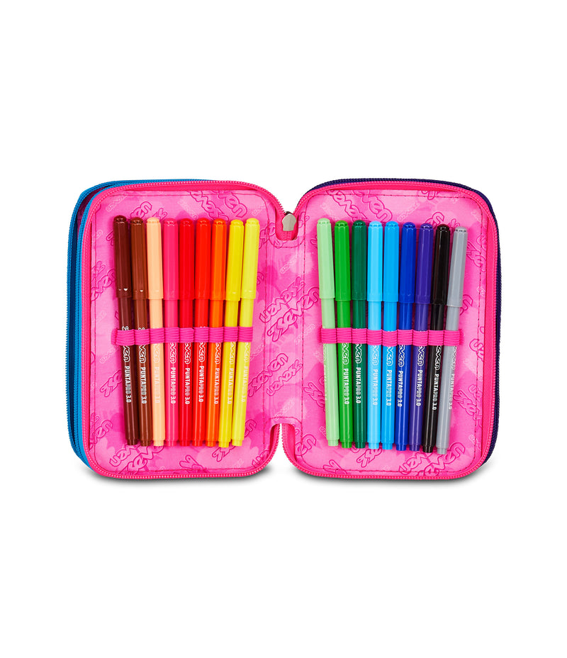 Astuccio 3 Zip Seven Nuanced Girl