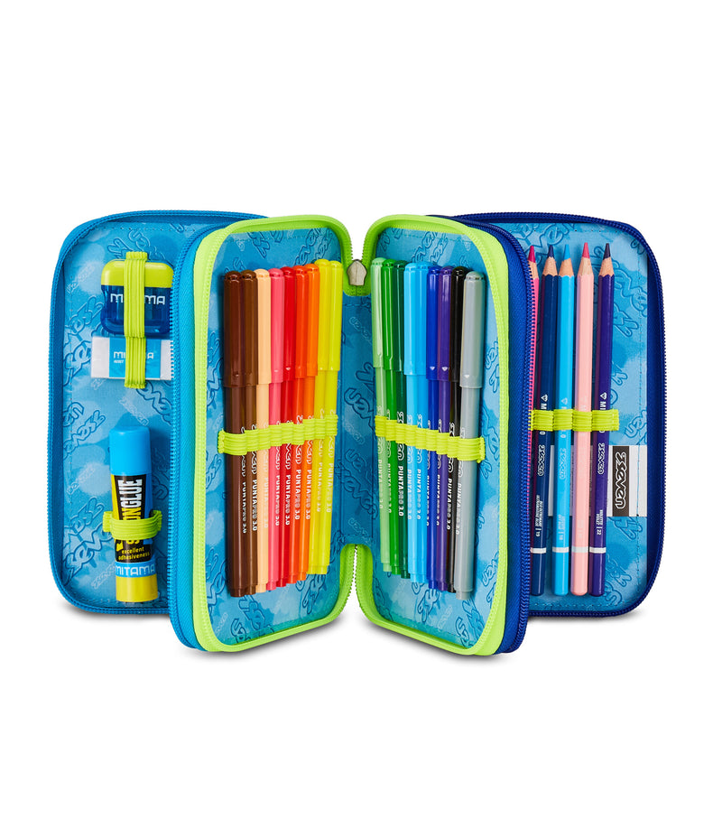 Astuccio 3 Zip Seven Nuanced Boy