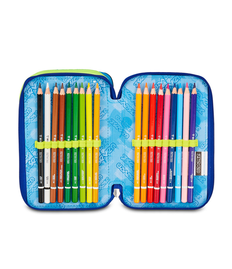 Astuccio 3 Zip Seven Nuanced Boy