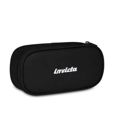 Astuccio Lip XL Plain Black in GRS Invicta Pencil Bag Black