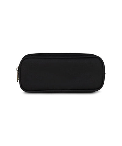 Astuccio 2 Zip Plain in GRS Invicta Pencil Bag Shine Black