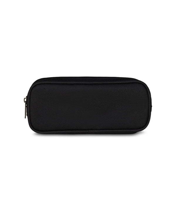Astuccio 2 Zip Plain in GRS Invicta Pencil Bag Shine Black