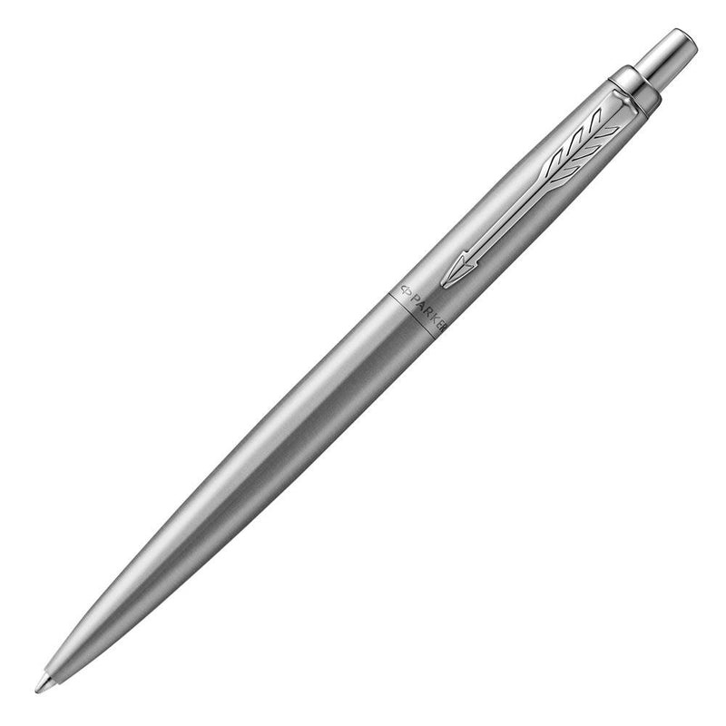 Penna a Sfera Parker Jotter XL Monochrome CT in Acciaio Inossidabile con Punta Media Blu