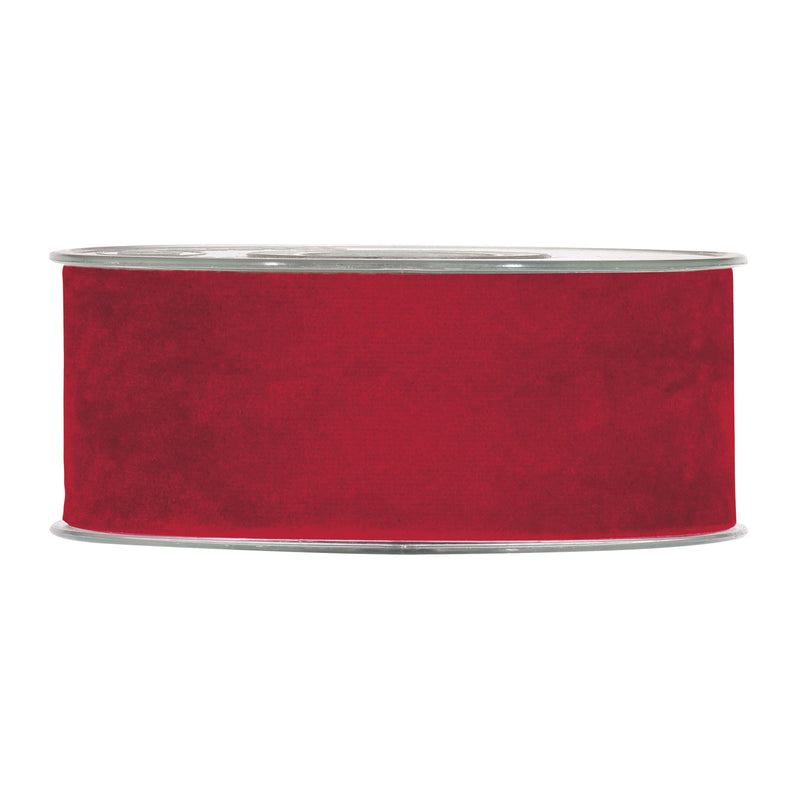 Nastro in Velluto Double 40 mm x 7 mt Rosso