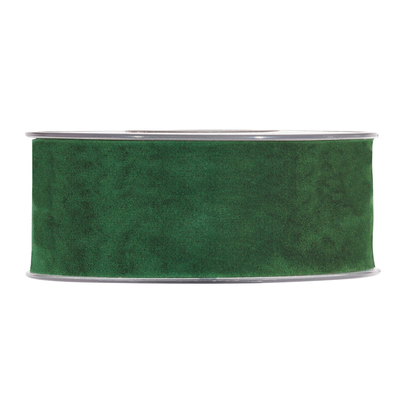 Nastro in Velluto Double 40 mm x 7 mt Verde Scuro