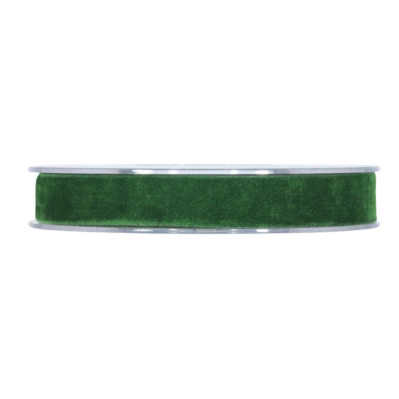 Nastro in Velluto Double Verde Scuro 15 mm x 7 mt
