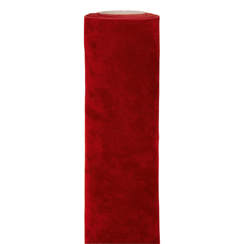 Rotolo in Velluto cm 30 x 3 mt Rosso