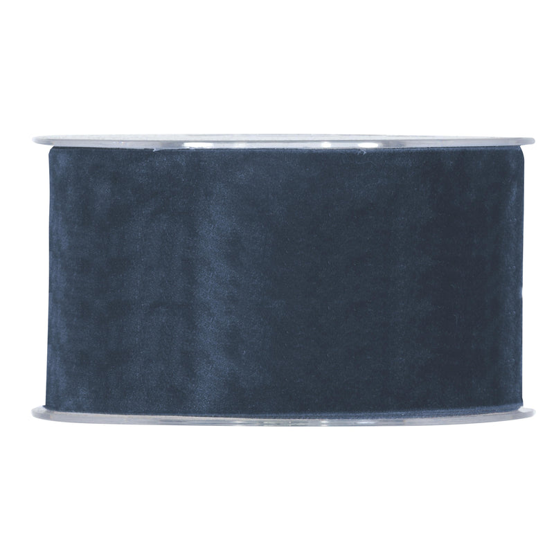 Nastro in Velluto Double Blu 63 mm x 7 mt