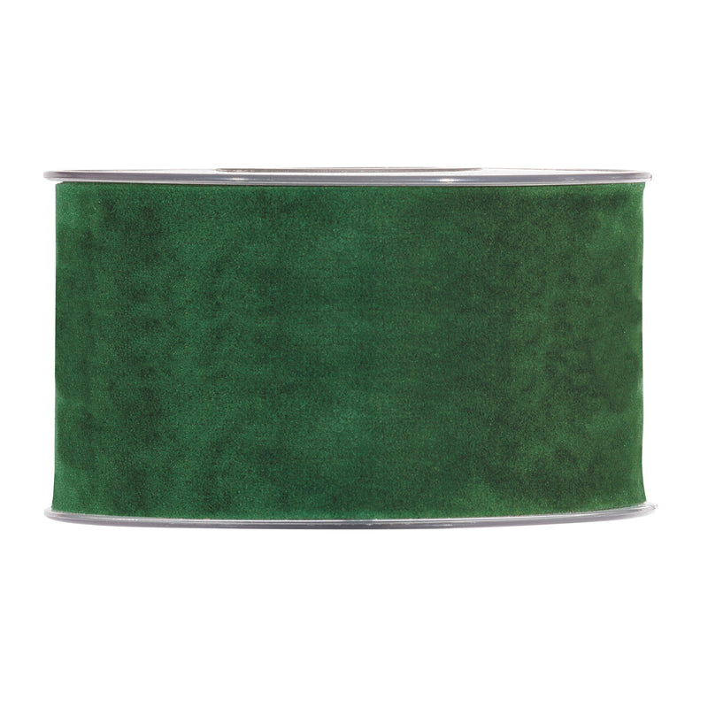 Nastro in Velluto Double 63 mm x 7 mt Verde Scuro