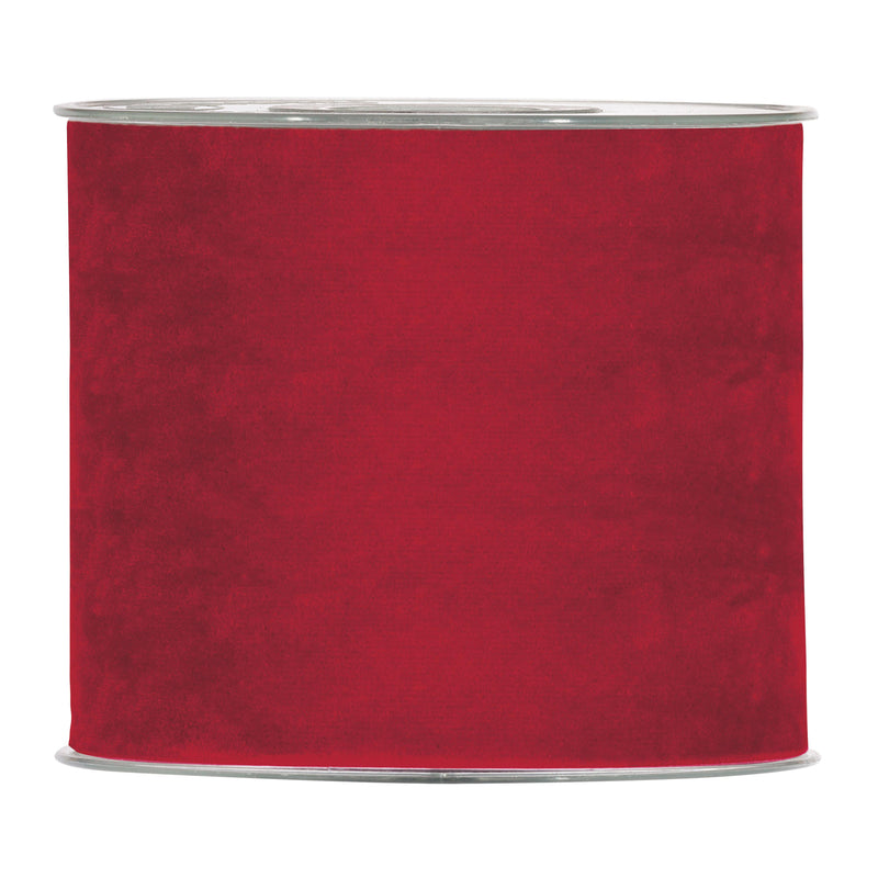 Nastro in Velluto Double 100 mm x 7 mt Rosso