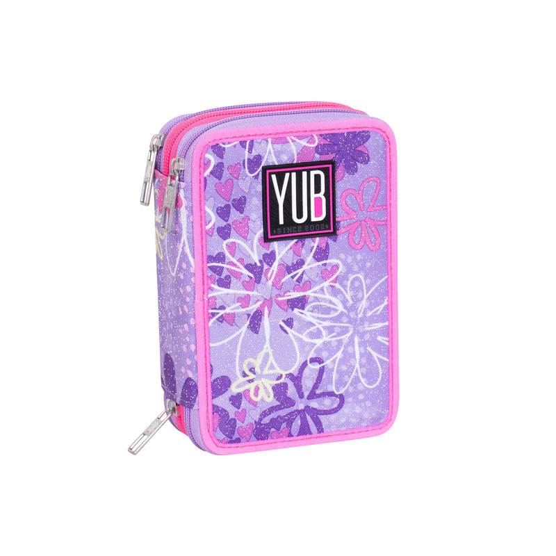 Astuccio 3 Zip Yub Magishade Lilla