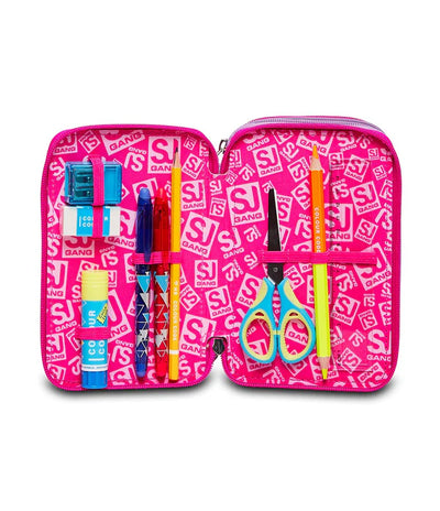 Astuccio 3 Zip Sj Gang Heart Lolly