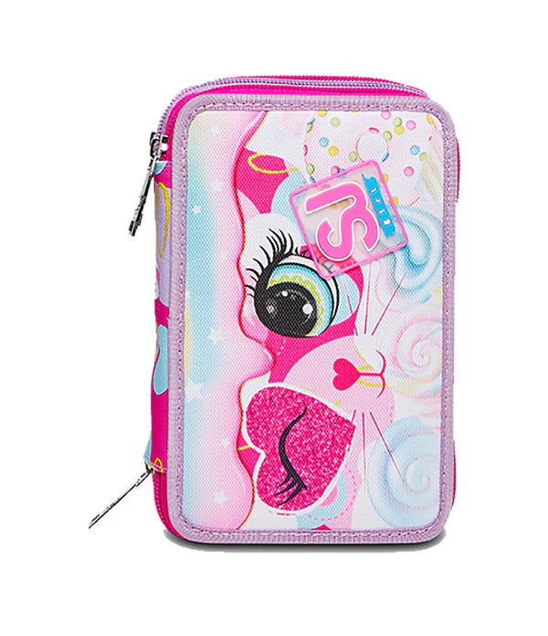 Astuccio 3 Zip Sj Gang Heart Lolly
