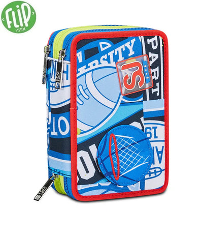 Astuccio 3 Zip Sj Gang con Flip System Realbasket