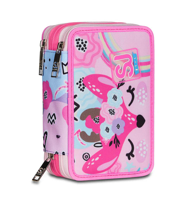 Astuccio 3 Zip Sj Gang Pinkhugs