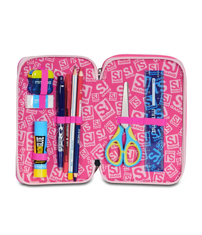 Astuccio 3 Zip Sj Gang Pinkhugs