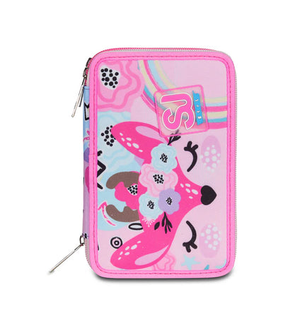 Astuccio 3 Zip Sj Gang Pinkhugs