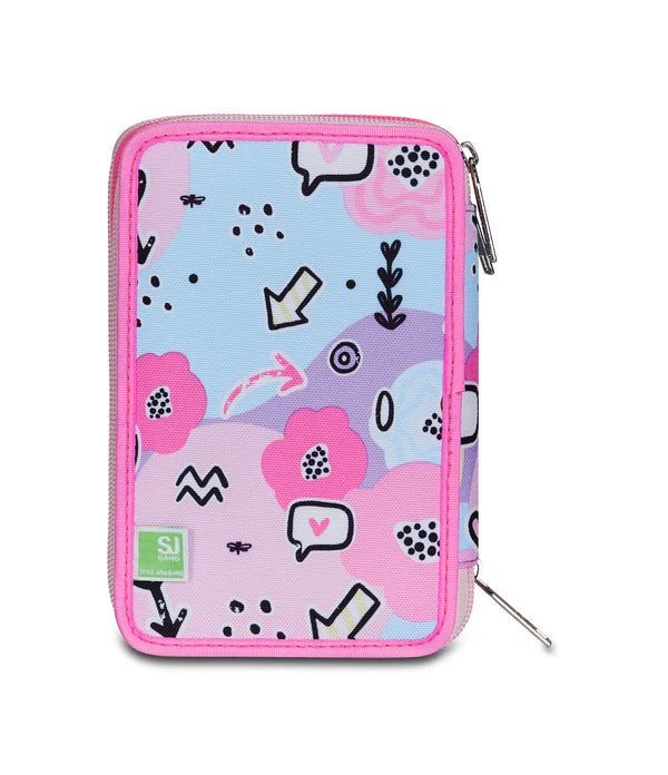 Astuccio 3 Zip Sj Gang Pinkhugs