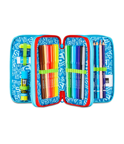 Astuccio 3 Zip Sj Gang Game-Led Boy