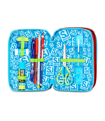 Astuccio 3 Zip Sj Gang Game-Led Boy