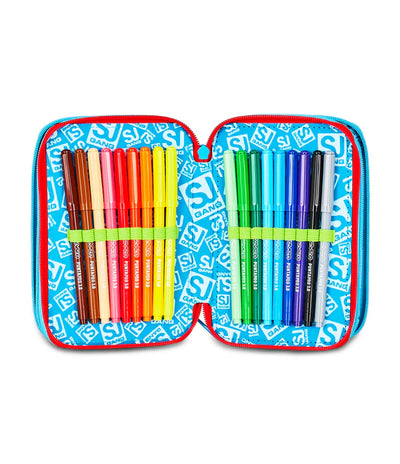Astuccio 3 Zip Sj Gang Game-Led Boy