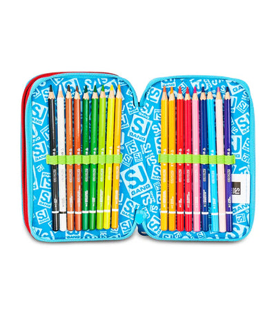 Astuccio 3 Zip Sj Gang Game-Led Boy