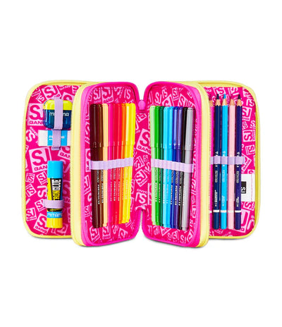 Astuccio 3 Zip Sj Gang Game-Led Girl
