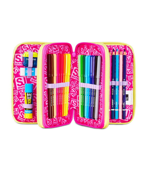 Astuccio 3 Zip Sj Gang Game-Led Girl