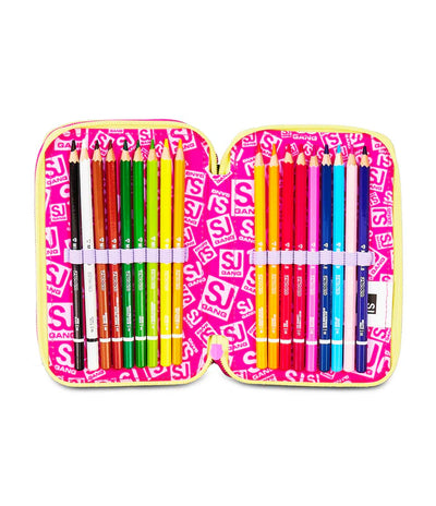 Astuccio 3 Zip Sj Gang Game-Led Girl