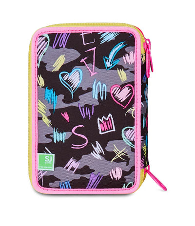 Astuccio 3 Zip Sj Gang Game-Led Girl
