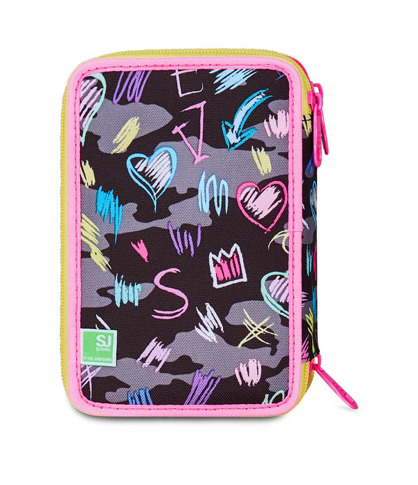 Astuccio 3 Zip Sj Gang Game-Led Girl