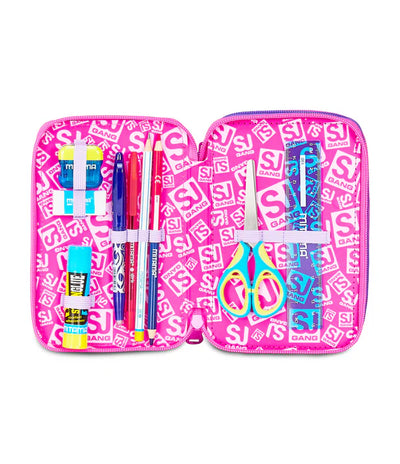 Astuccio 3 Zip Sj Gang Tinypatch Girl