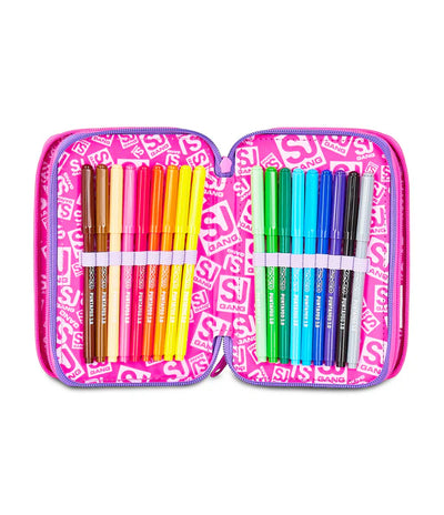 Astuccio 3 Zip Sj Gang Tinypatch Girl