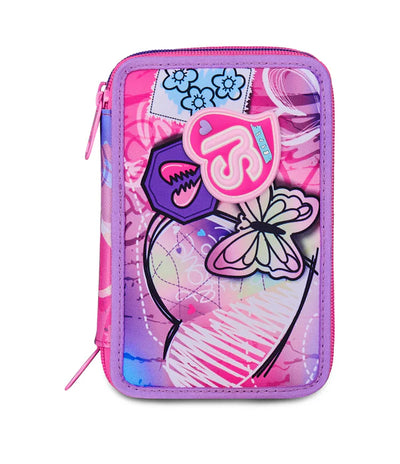 Astuccio 3 Zip Sj Gang Tinypatch Girl