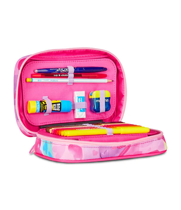 Astuccio 3 Zip Unicorno Mia And Me Con Pennarelli Giotto Turbo Color Bambine Scuola