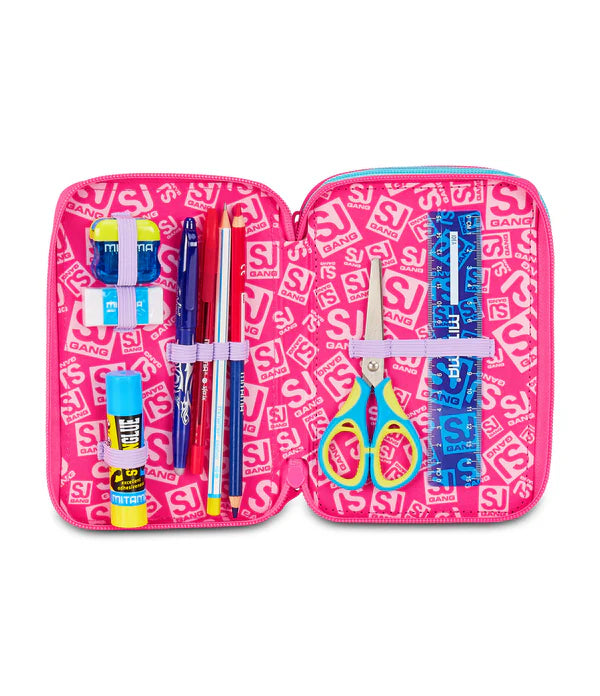 Astuccio 3 Zip Sj Gang Plushy Rabbit