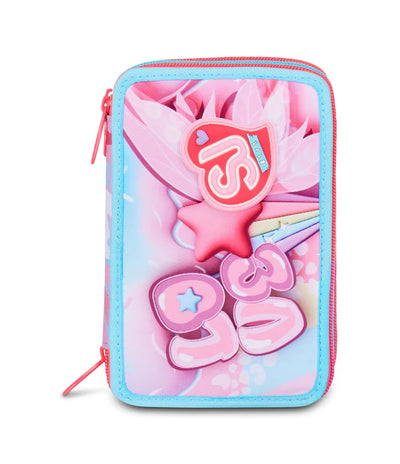 Astuccio 3 Zip Sj Gang Plushy Rabbit