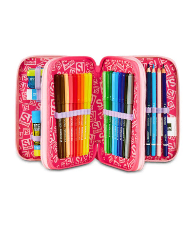 Astuccio 3 Zip Sj Gang Cat Led