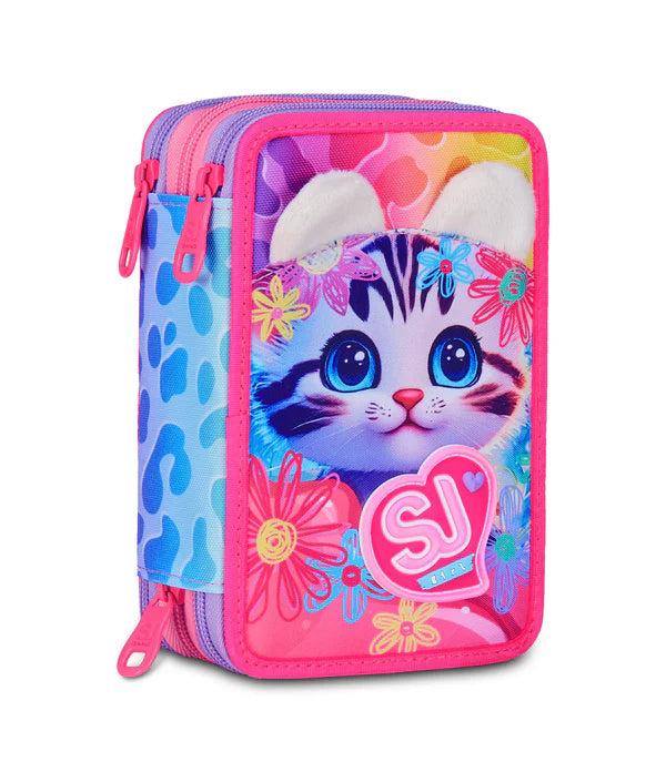 Astuccio 3 Zip Sj Gang Cat&Air
