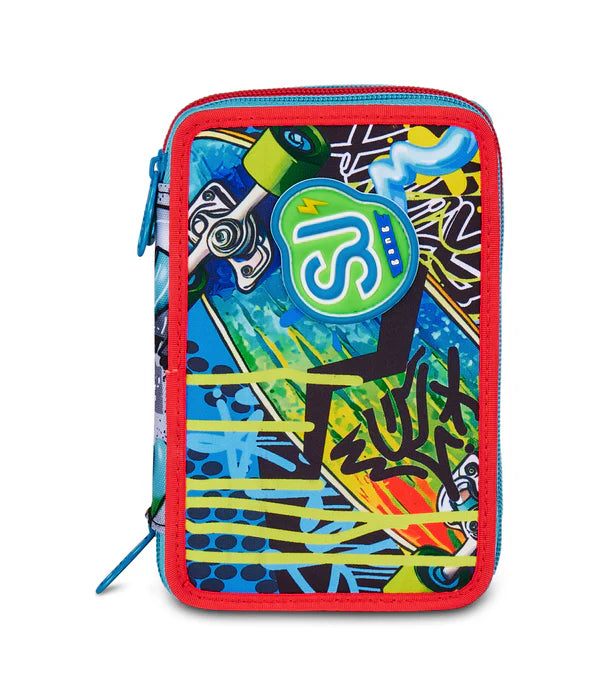 Astuccio 3 Zip Sj Gang Sharky Skate