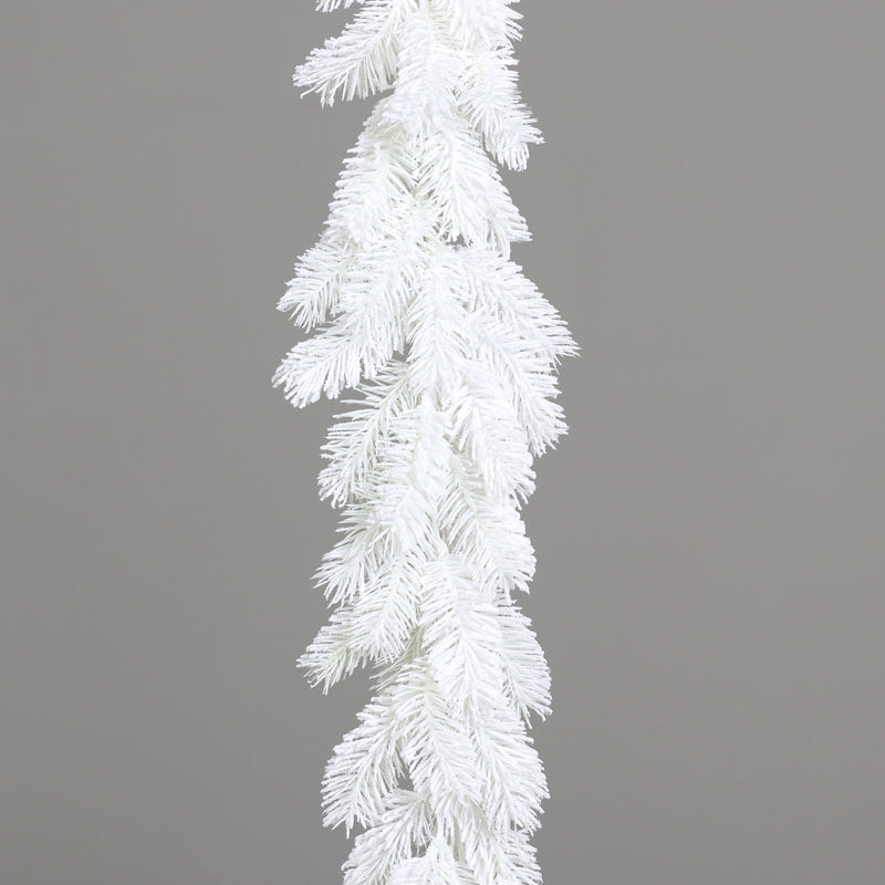 Festone Pino in PVC Bianco 170/180 cm