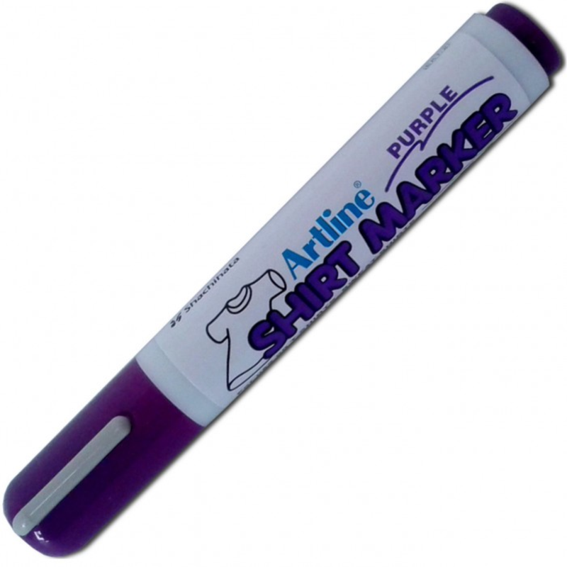 Pennarello Marcatore Artline T-Shirt a Punta Conica 2 mm per Tessuto Viola
