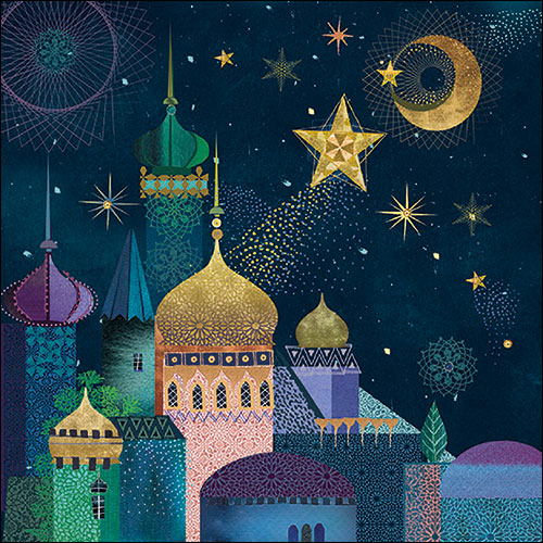 Tovaglioli in Carta Minarettes a 3 Veli 33 x 33 cm - 20 pezzi